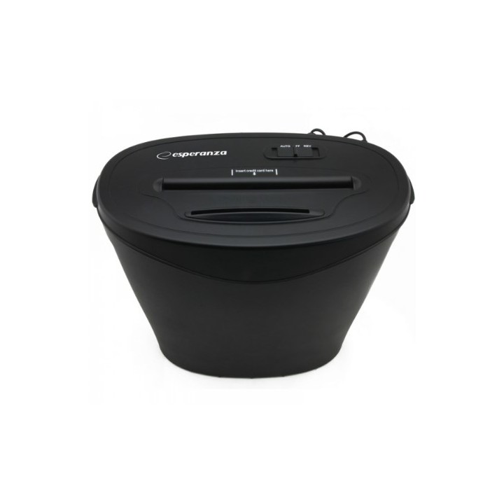 Esperanza EN103 trituratore di carta 22 cm nero