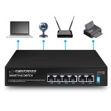 Esperanza ENS105 switch PoE 6 porte 10/100 60W