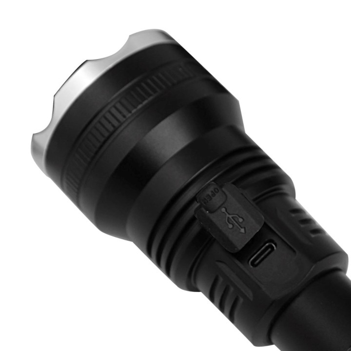 Esperanza EOT068 Torcia nero ricaricabile LED