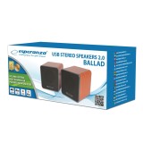 Esperanza EP152 Set altoparlanti 2.0 USB 5 W
