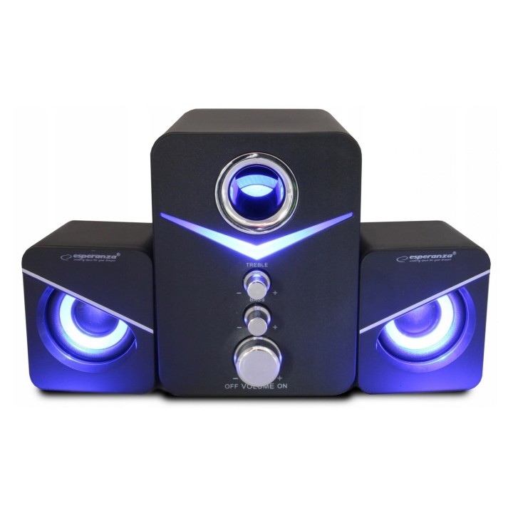 Esperanza EP153 USB 2.1 Set altoparlanti 6 W Nero