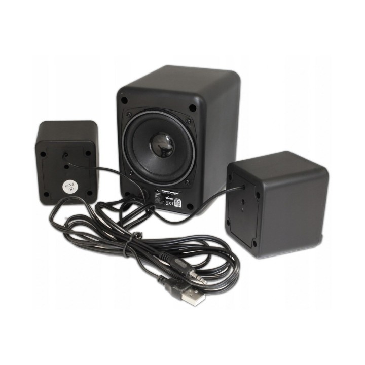 Esperanza EP153 USB 2.1 Set altoparlanti 6 W Nero