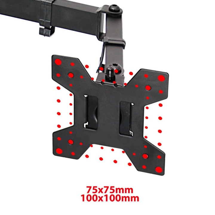 Esperanza ERW017 supporto da scrivania per monitor 10-27'' fino a 8kg