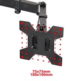 Esperanza ERW018 supporto da scrivania per due monitor 10-27'' fino a 8kg