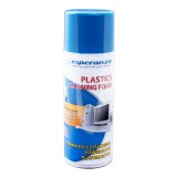 Esperanza ES104 Kit di Pulizia Attrezzature Schermi/Plastiche Schiuma Detergente per Attrezzature 400 ml