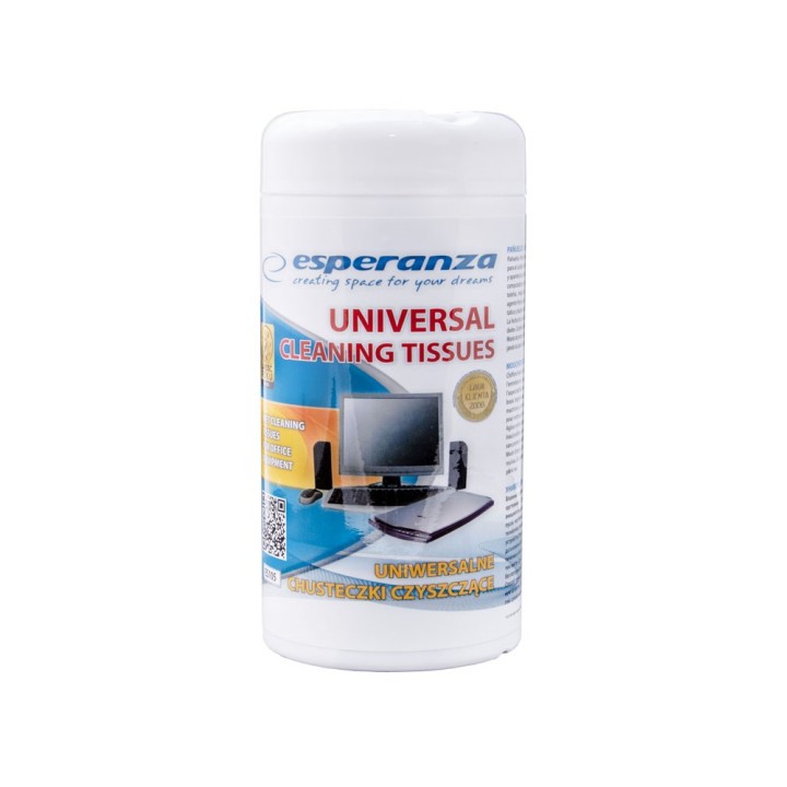 Esperanza ES105 Salviette Detergenti Universali - 100 pezzi