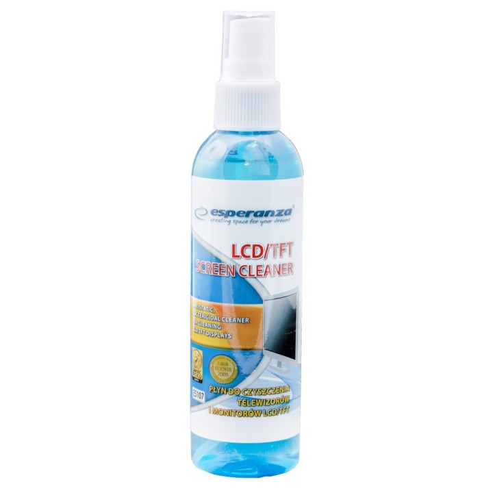 Esperanza ES107 Kit di Pulizia Attrezzature LCD/TFT/Plasma 100 ml