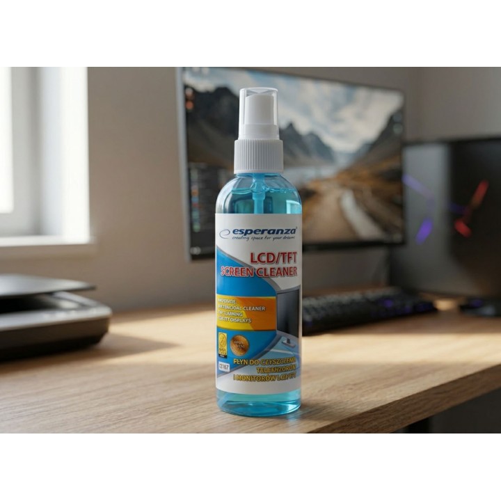 Esperanza ES107 Kit di Pulizia Attrezzature LCD/TFT/Plasma 100 ml