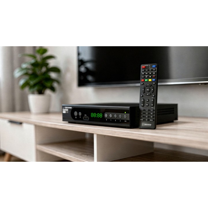 Esperanza EV106P Sintonizzatore digitale DVB-T2 H.265/HEVC Nero