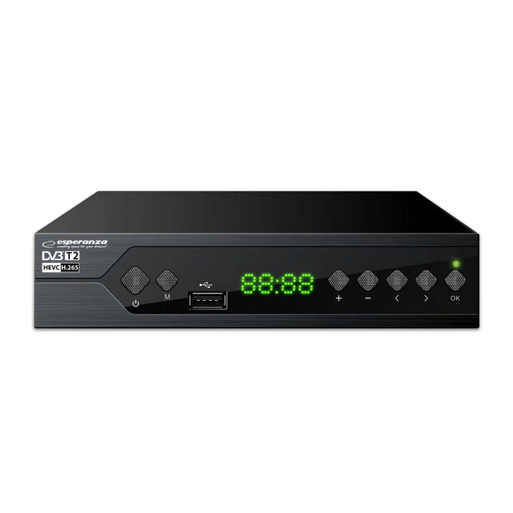 Esperanza EV107R TV decoder digitale terrestre Nero