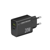 Esperanza EZC105K caricabatterie da rete 20W nero