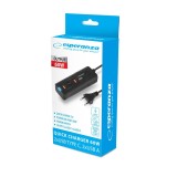 Esperanza EZC109 caricabatterie per dispositivo mobile universale nero AC ricarica rapida uso interno