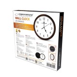 Esperanza Orologio meccanico Los Angeles rotondo bianco nero