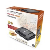 Esperanza PARMIGIANO piastra per sandwich 1000 W nero
