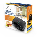 TITANUM TKT005K Piastra per sandwich 700 W nero