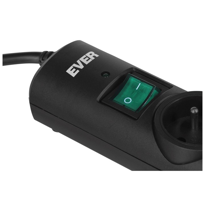 Ever Optima 3m Nero 6 AC prese 250 V