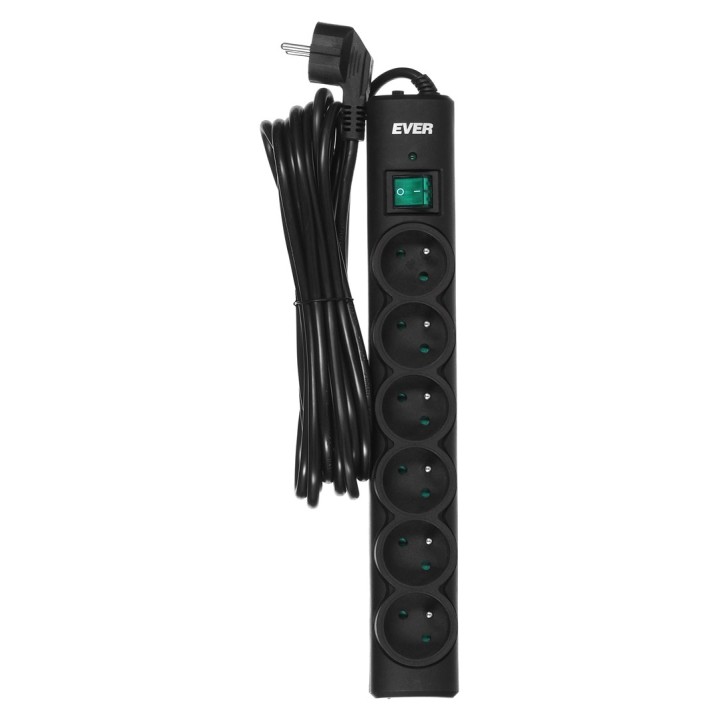 Ever Optima 5m Nero 6 AC prese 250 V