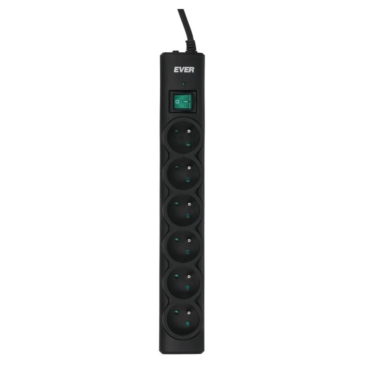 Ever Optima 5m Nero 6 AC prese 250 V