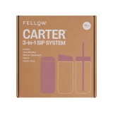 Fellow Carter Move Mug 3-in-1 Tazza da viaggio con 3 coperchi 473 ml rosa polvere