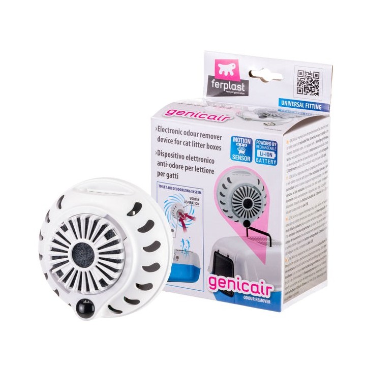 FERPLAST Genicair - Ventilatore automatico per lettiera