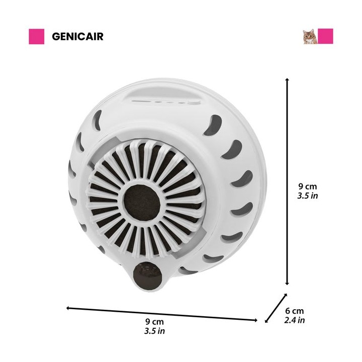 FERPLAST Genicair - Ventilatore automatico per lettiera