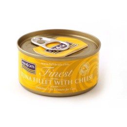 FISH4CATS Tun Filetto con formaggio - cibo umido per gatti - 70g