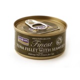 FISH4CATS Filetto di tonno con alga marina - cibo umido per gatti - 70g