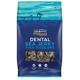 FISH4DOGS Dental Sea Jerky Fish Tiddlers - snack per cani - 575g