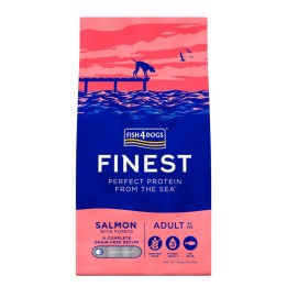 FISH4DOGS Finest Salmone Large breeds - cibo secco per cani - 12kg