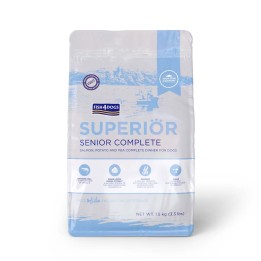 FISH4DOGS Superior Senior S Salmone - cibo secco per cani - 1 5kg