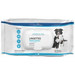FRANCODEX Salviette detergenti per cane e gatto - 80 pezzi