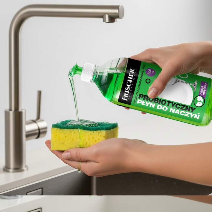 Frischer Detersivo per piatti con olio di menta piperita 500 ml