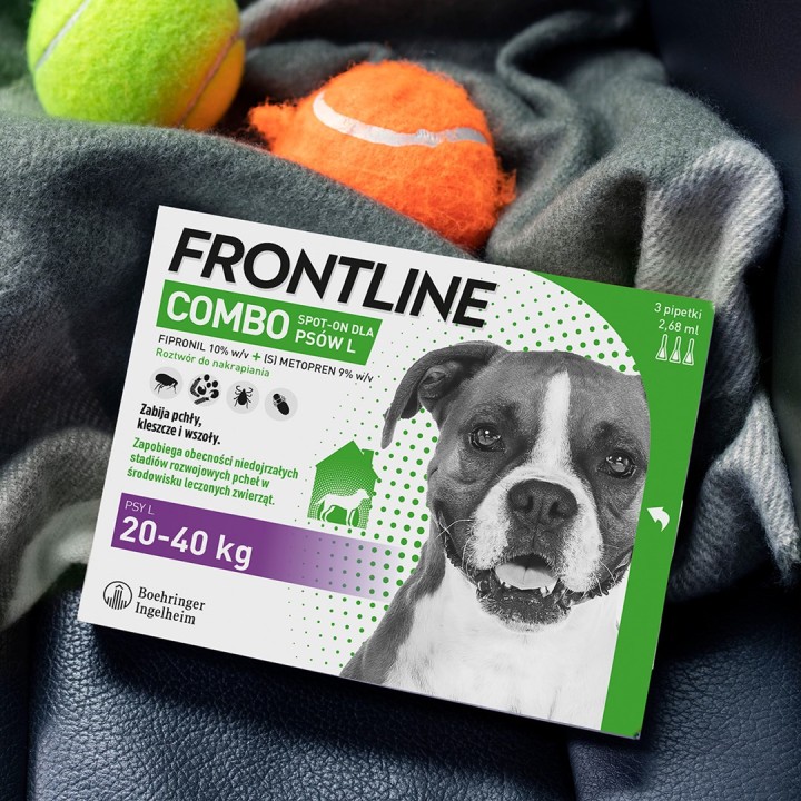 Frontline Combo Spot-on L - Gocce antiparassitarie per cani - 3 x 2 68 ml