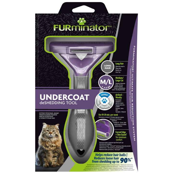 FURminator - furminator per gatti a pelo lungo - M/L