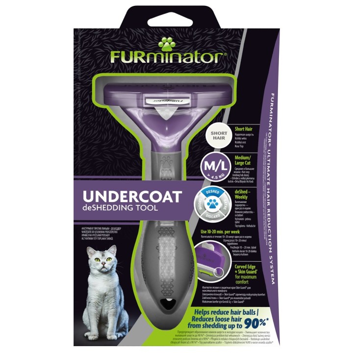 FURminator - furminator per gatti a pelo corto - M/L