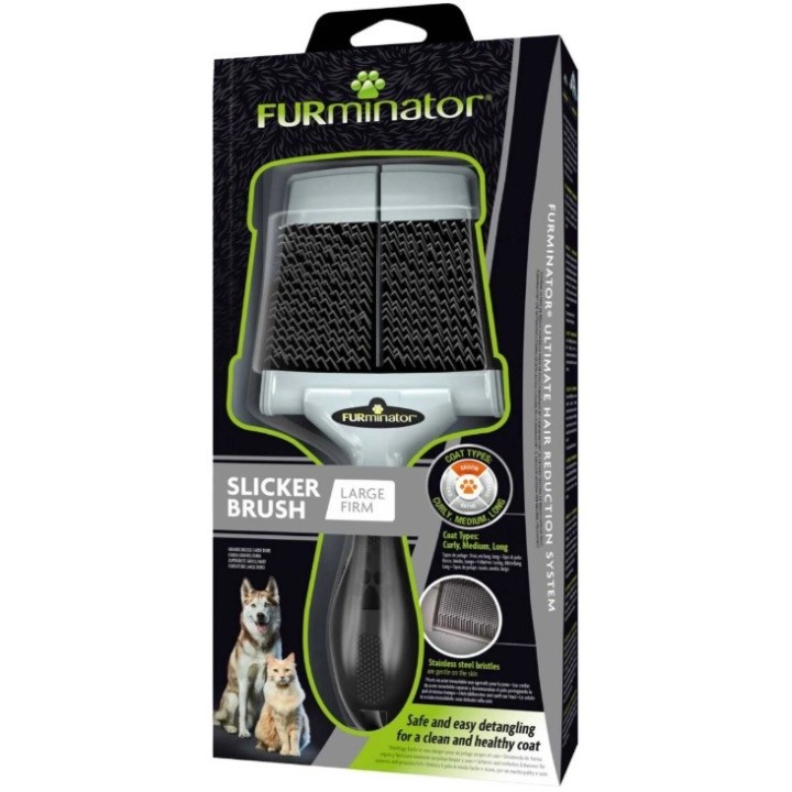 FURminator - spazzola slicker per cani e gatti - L