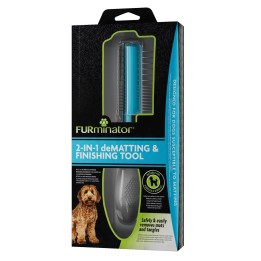 FURminator 2 2 in 1 - furminator per rimuovere nodi e toelettare per cani