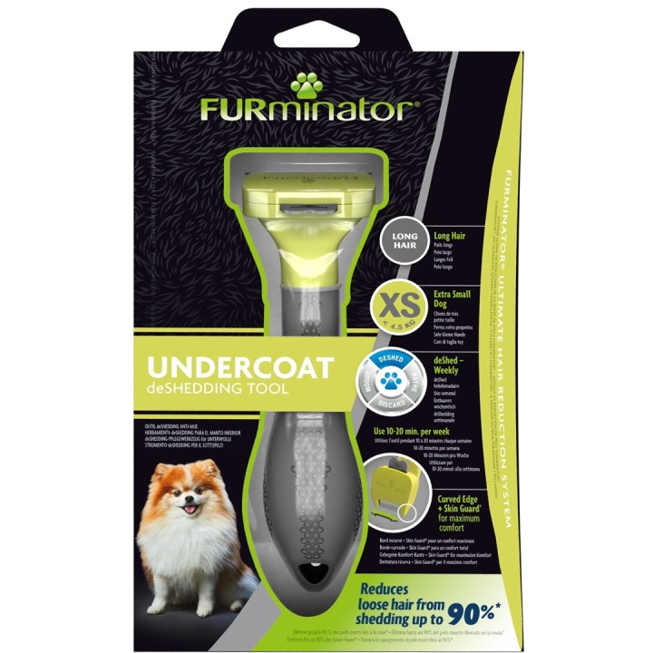 FURminator Toy Dog - furminator per cani a pelo lungo - XS