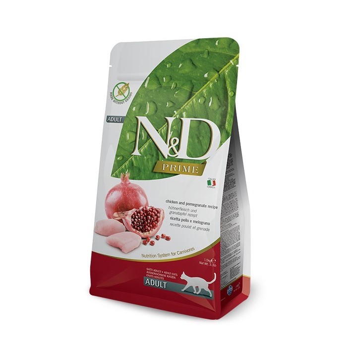 FARMINA N&D CAT PRIME POLLO & MELAGRANA ADULT 1.5kg