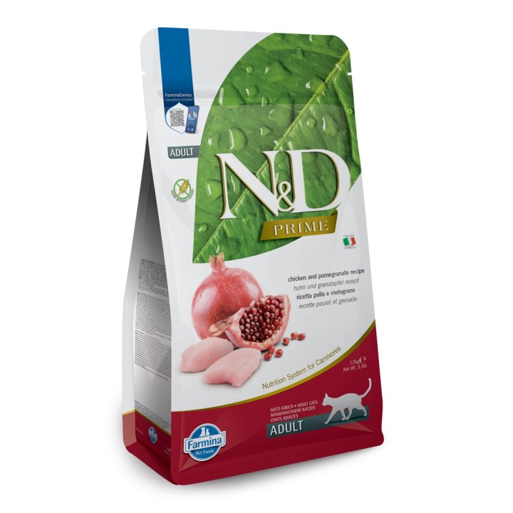 FARMINA N&D CAT PRIME POLLO & MELAGRANA ADULT 1.5kg