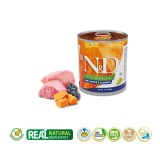 FARMINA N&D CANE AGNELLO&ZUCCA&MIRTILLO ADULT 285g