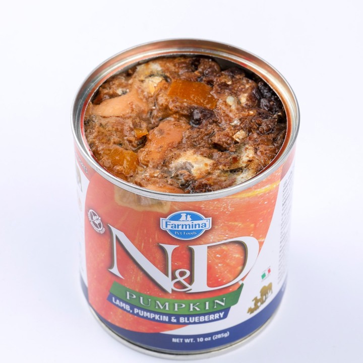 FARMINA N&D CANE AGNELLO&ZUCCA&MIRTILLO ADULT 285g