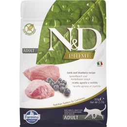 FARMINA N&D Prime Cat Agnello e Mirtillo Adult - cibo secco per gatti - 300 g