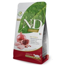FARMINA N&D Prime Sterilizzato Pollo e Melagrana Adult - cibo secco per gatti - 5 kg