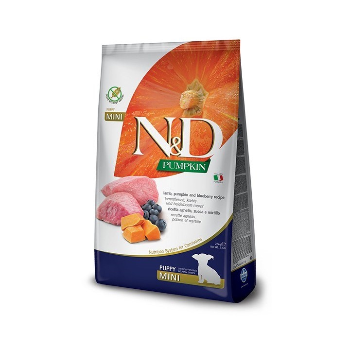FARMINA N&D Zucca Mini Puppy - cibo secco per cani - 2 5 kg