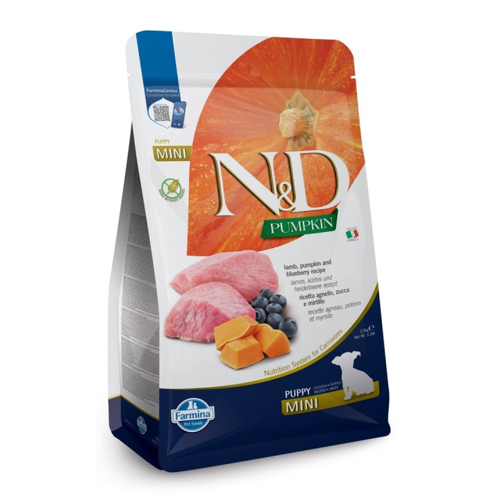FARMINA N&D Zucca Mini Puppy - cibo secco per cani - 2 5 kg