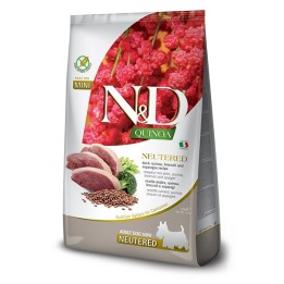FARMINA N&D Quinoa Cane Anatra Broccoli Asparagi Sterilizzato Adulto Mini - cibo secco per cani - 2.5 kg