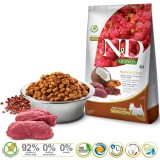 FARMINA N&D Quinoa Cane Pelle&Mantello Cervo Cocco Adulto Mini - cibo secco per cani - 2.5 kg