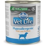 FARMINA Vet Life Canine Ipoallergenico pesce&patata – cibo umido per cani adulti 300 g