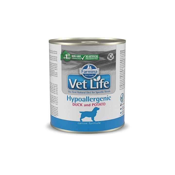 FARMINA Vet Life Diet DOG Ipoallergenico anatra & patata - cibo umido per cani - 300 g